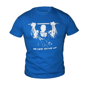 Тениска NGU (Never Give Up) - уникална мотивираща тениска за най-големите фенове на STREET WORKOUT. Създадена от компанията за облекла IRONINSIDE