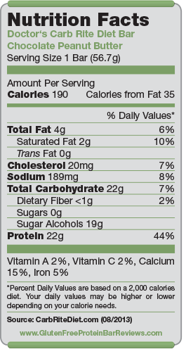 CarbRite Diet bar / 57гр - Image 3