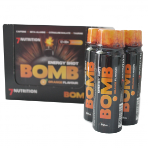 Energy Shot BOMB / 12amp x 80ml - иновативна формула за предтренировъчен продукт, който да Ви даде необходимата енергия на за една сериозна тренировка.