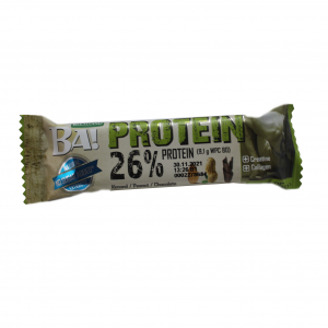 Ba! Protein bar No Shugar / 35гр - BA! протеинови барове съдържат висококачествени сурватъчни протеини (WPC 80) и натурални разстителни екстракти