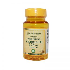 Vitamin D3 5000IU / 100 капс - мастноразтворим витамин, който влияе върху редица жизнени функции в човешкото тяло.