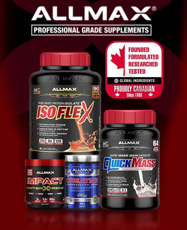 ALLMAX - хранителните добавки на които се довериха едни от най-елитните спортисти